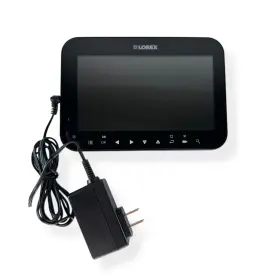 Lw2744 Lorex Digital Wireless Monitor 7 Inch Lcd Rechargeable With Power Adapter