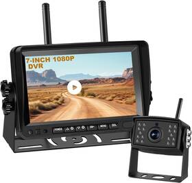 Losuudy L-xv23 7ftft Backup Camera Wireless For Rv Truck Trailer 26 Ft Signal Range Hd