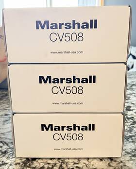 Marshall Cv508 3x Broadcast Cameras Sdi Hdmi Multi-cam Podcast / Church
