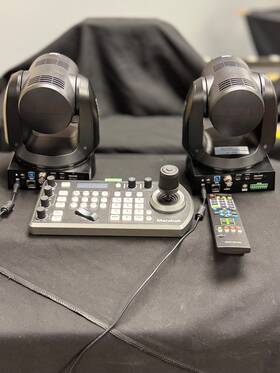Marshall Cv730-bk 4k Ptz Camera Vs-ptc-ip Controller Remote Used
