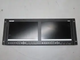 V-md902 Marshall Electronics Dual Lcd Rack Mount Monitor 9 Inch