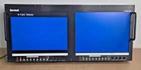 V-r102dp-hda Marshall Electronics 10.4 Inch Dual Lcd Rack Mount Panel