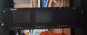 Marshall Electronics V-r53p Triple 5 Inch Color Lcd Analog Monitor / Rack No Power Supply