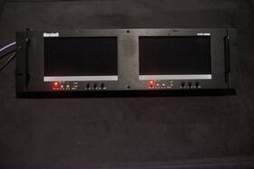 Marshall Electronics V-r72p-2hdsdi Dual 7 Inch Lcd Monitor With Power Cord