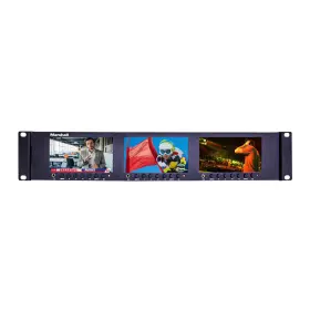Ml-503 Marshall Electronics Rackmount Lcd Monitor Triple 5-inch Screens 2 Ru