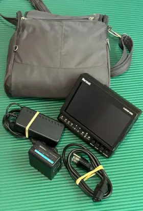 V-lcd70xhb-3gsdi Marshall 7 Inch V-lcd70xp-3gsdi Field Monitor Bp Batt Great Condition / Extras