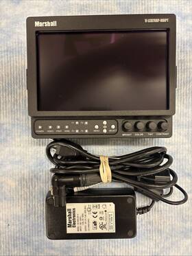 Marshall V-lcd70xp-hdipt-pm V-lcd70xp-hdipt Portable Field Monitor With Ac Adapter. Tested - Works