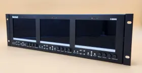 V-md563 Marshall Triple 5.6 Inch Lcd Sdi Monitor Rack No Power Cable Please Read