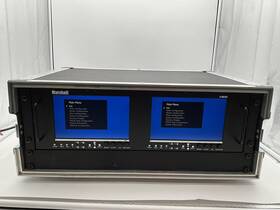 Marshall V-md702 7 Inch Lcd Video Rack Dual Monitors With Travel Case And Power Supply