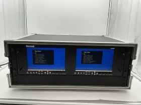 V-md702 Marshall 7 Inch Lcd Video Rack Dual Monitors With Travel Case And Power Supply