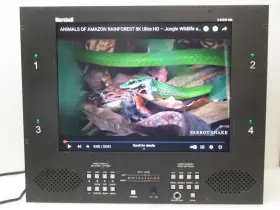 V-r154p-sdi Marshall Production Monitor For Parts/not Working
