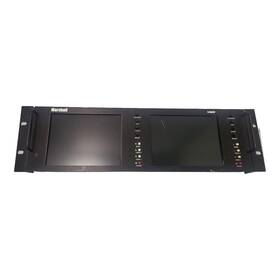 Marshall V-r682p 6.8 Inch Dual Lcd Display Rack-mountable Monitor - Untested