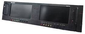 Marshall V-r72p-2c Dual 7 Inch Rack Mount Lcd Tft Monitors No Power Supply