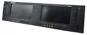 V-r72p-2c Marshall Dual 7 Inch Rack Mount Lcd Tft Monitors No Power Supply