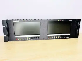 V-r72p-2sd Marshall Dual Screen Analog Monitors No Power Supply - Untested