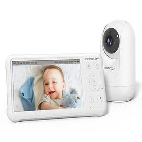 Momcozy B0bg83kwqt Video Baby Monitor 1080p 5 Hd Camera Wall Mount Infrared