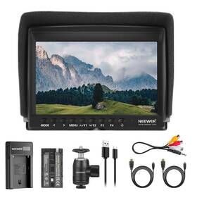 Neewer 10101893 Upgraded F100 7 Inch Camera Field Monitor Hd Video Assist Slim 1280x800