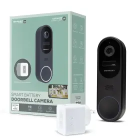 Mi-cw074-125w No Smart Wire-free Battery Doorbell Camera And Chime With Alerts