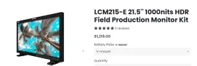 215-e Osee Video Production Monitor