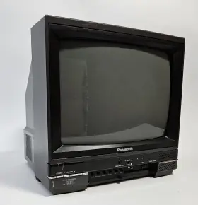 Ct-1381y Panasonic 13 Inch Color Video Monitor Crt S-video Bnc Retro Gaming -as Is