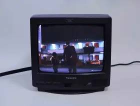 Ct-1386uvd Panasonic 13 Inch Color Video Monitor Crt S-video Bnc Retro Gaming