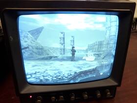 Panasonic Wv-5380 8 Inch Black And White Video Broadcast Crt Monitor