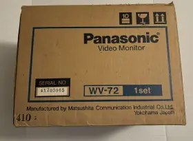 Wv-72 Panasonic Video Monitor