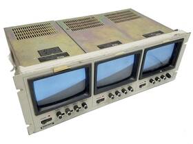 Panasonic Wv-763 Rack Mount Monochrome Monitors Vintage