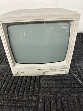 Panasonic Wv-bm990 9-inch Black And White Video Monitor Tested/ Working