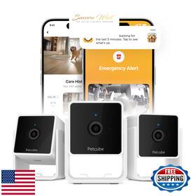 Petcube B08p27xvxp Cam 3-pack Hd 1080p Indoor Wi-fi Pet Camera 2-way Audio Night Vision