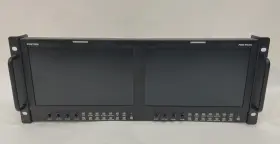 Prm-902a Postium Dual 9 Inch Lcd Rack Monitor With Hd- Sdi Waveform Scope