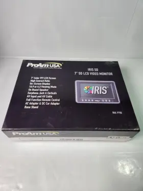 7lcd Proam Usa 7 Inch Iris Sd On-camera Lcd Monitor Kit With Rca Av Inputs