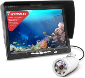 Plmrc7rwt Pyle 7ftft Lcd Monitor Underwater Fishing Camera - 1000tvl