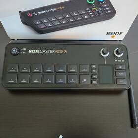 Rode 698813014507 Rodecaster Video - Mint Condition Pro Audio/video Console Clear Cover