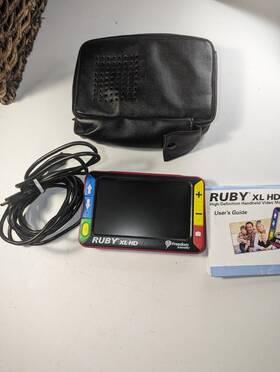 Ruby Gp4007843 Freedom Scientific Xl Hd High Definition Handheld Video Magnifi