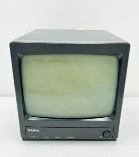 Vm-5609 Sanyo B/w Video Monitor Security Surveillance Viewer - Free Shipping
