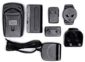 Smallhd Np-f774 New Battery And Charger Kit With 4 International Ac Plugs