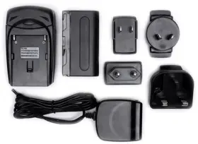 Np-f774 Smallhd New Battery And Charger Kit With 4 International Ac Plugs