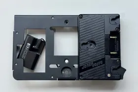 Pwr-bb-702o-gm-dca-kit Smallhd Gold Mount Battery Bracket Kit For 702 Monitor Anton Bauer Plate 2