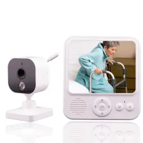 B0d4sggmb1 Smart Caregiver Corporation Video Monitor For Elderly Care Portable Rechargeable Night Vi