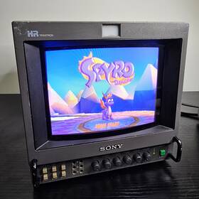Sony 9044q Pvm-9044q Trinitron 9 Inch Retro Gaming Broadcast Color Rgb Crt Monitor