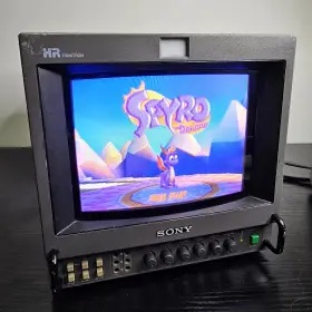 Pvm-9044q Sony 9044q Trinitron 9 Inch Retro Gaming Broadcast Color Rgb Crt Monitor