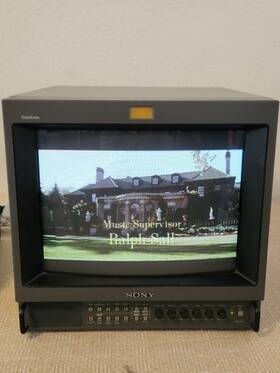 Sony A.5 B/20240205/jk.16 Trinitron Pvm-1351q 13 Color Video Crt Monitor Tv Retro Gaming Excellent