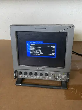 Lmd-9050 Sony Ac-lmd9a Hd-sdi 8.4 Inch Color Monitor With Power Adaptor Powers Up