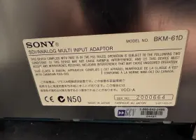 Bkm-61d Sony Sdi/analog Multi Input Adaptor