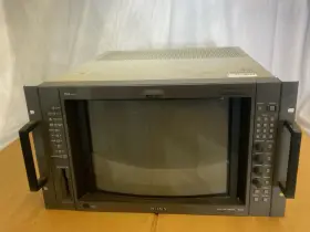 Bvm-14g5u Sony 14 Inch Trinitron Crt Color Video Monitor Vintage Retro Gaming