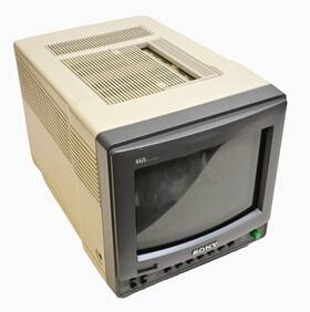Sony Bvm-8021 1991 8 Inch Hr Trinitron Pro Broadcast Crt Monitor Ac/dc Ex-cbs La