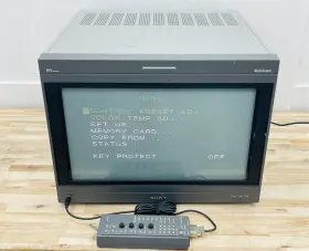 Bvm-d24e1wu Sony 24 Inch Rare Retro Gaming Broadcast Monitor With Bkm-11r
