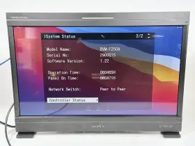 Bvm-f250a Sony Bvmf250a 24.5 Inch Full Hd Broadcast Oled Monitor