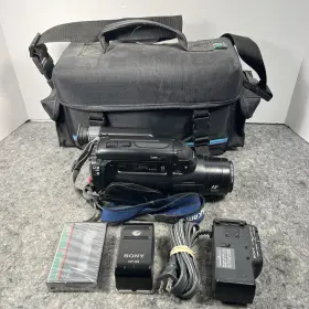 Ccd-fx730v Sony Handycam Video8 Camera Recorder With Accessories Tested